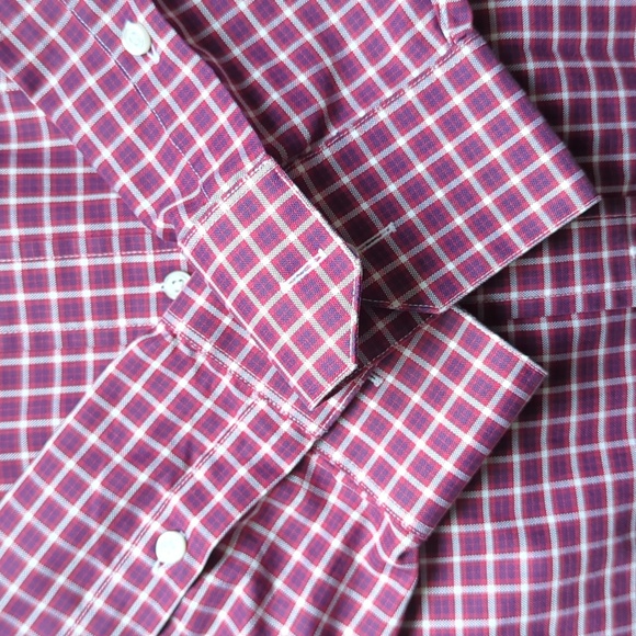 Men's Joseph Bianco Custom Tailors Cincinnati Plaid Long Sleeve Big / Tall Mens - Picture 4 of 5